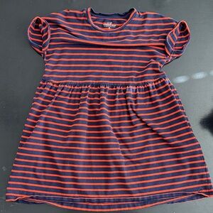 Vineyard Vines Navy and Red Striped Kids Dress